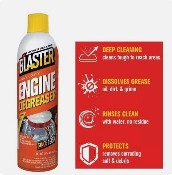 Blaster 15 oz. Heavy-Duty Engine Degreaser and Cleaner Spray