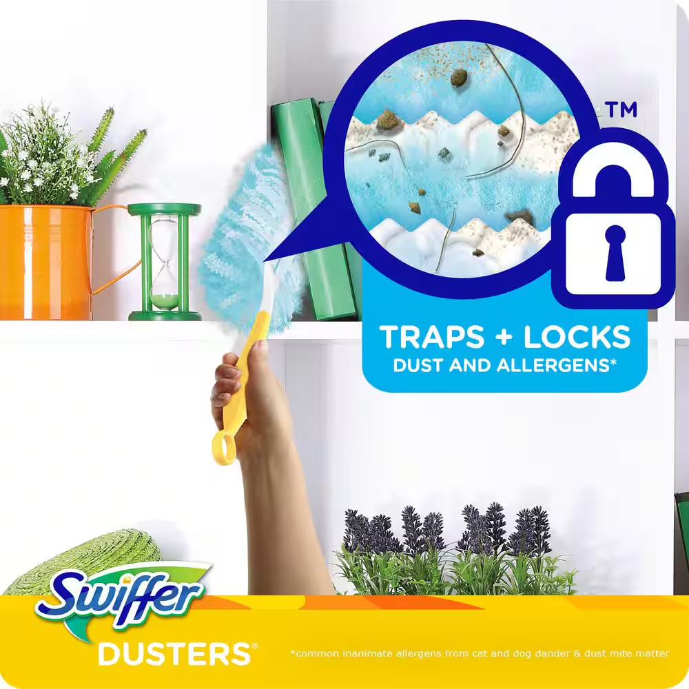 180 Duster Multi-Surface Refills with Febreze Lavender Vanilla and Comfort Scent