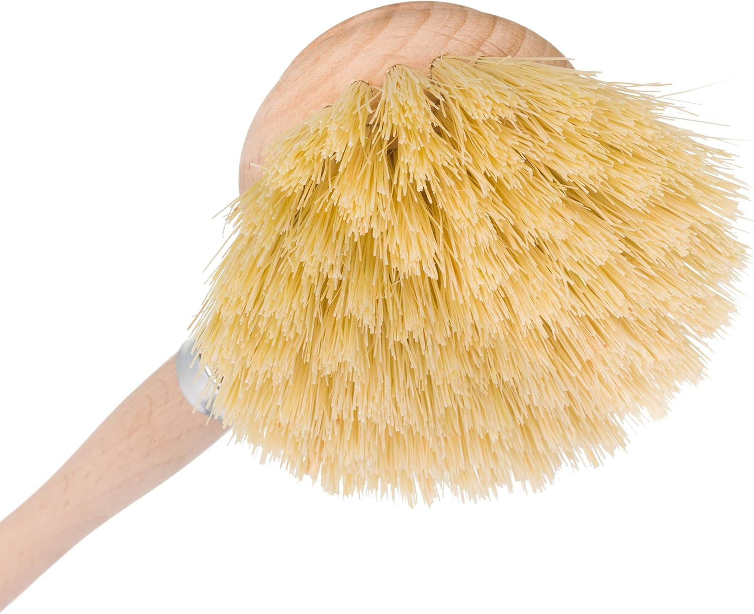 Redecker Dish Brush, Tampico Fiber, 2 Inch Round, Single – Wooden Dish Scrub Bru