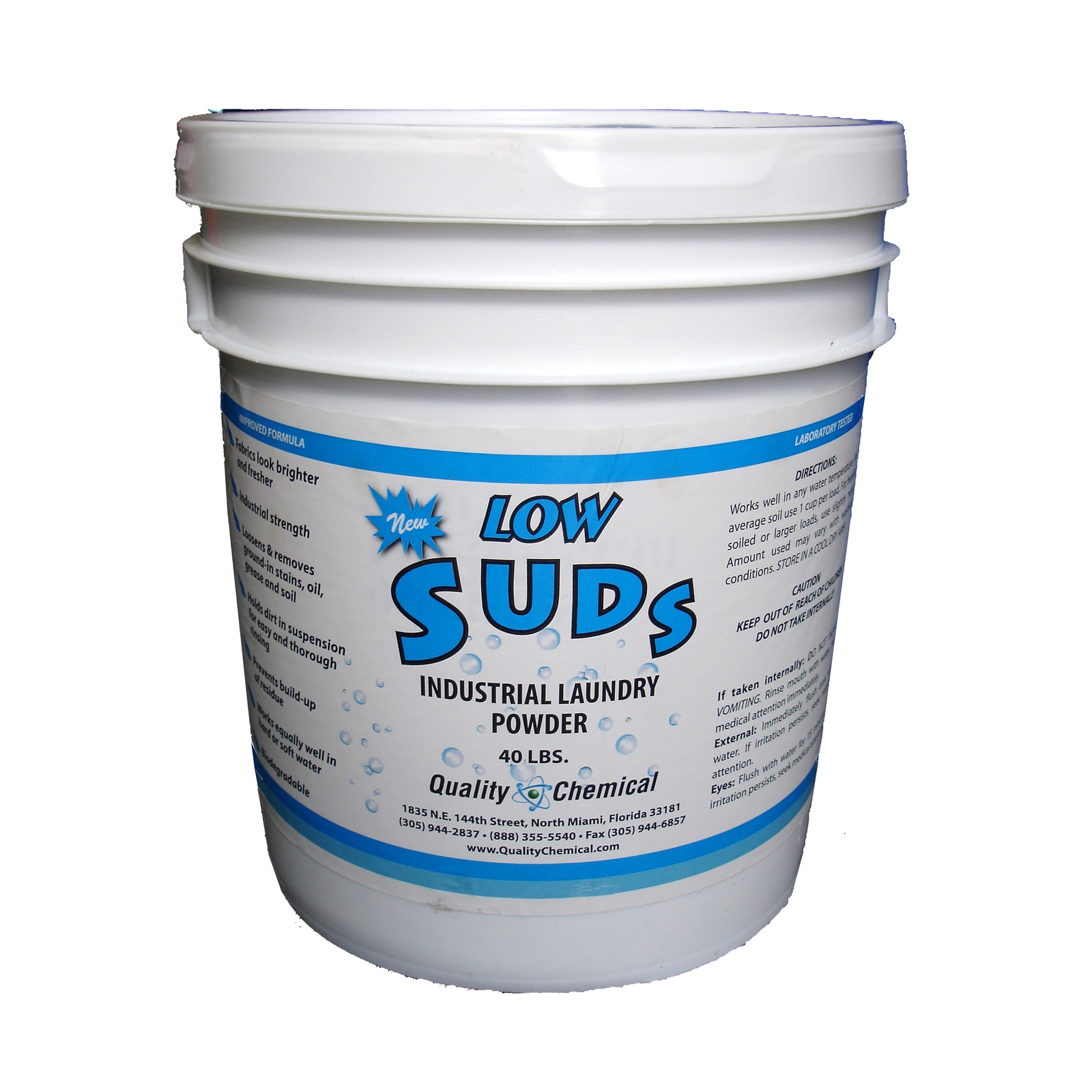 Lo Suds Industrial Powdered Laundry Detergent 40lbs. – 40 lb. pail