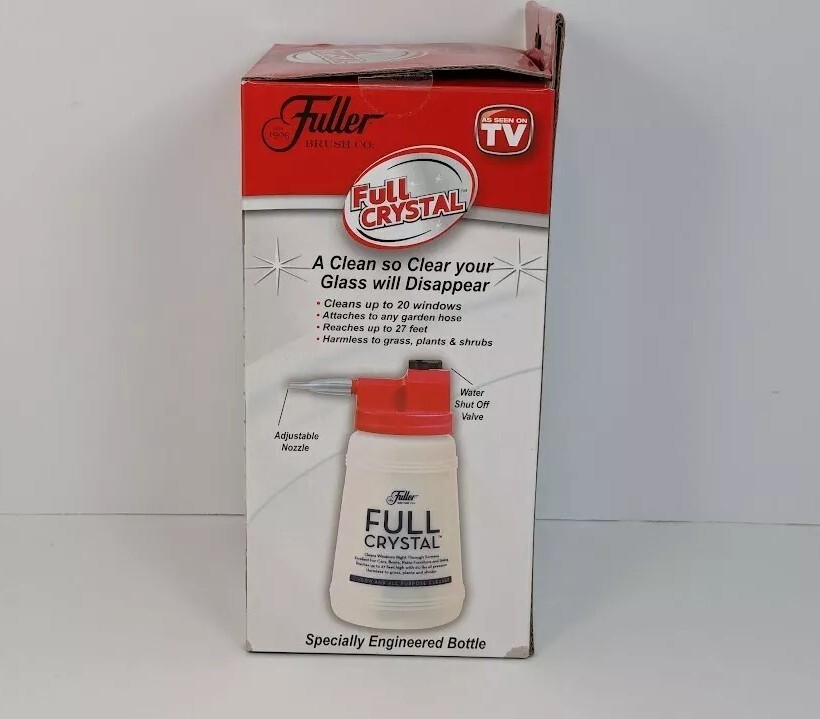 Fuller Brush Window Outdoor Surface Cleaner Sprayer Full Crystal Screens FBFC-6