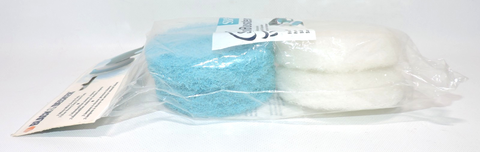 Black & Decker Scum Buster Refill Scrub Pads SBP4, w/ 2 White & 2 Blue Pads, NEW