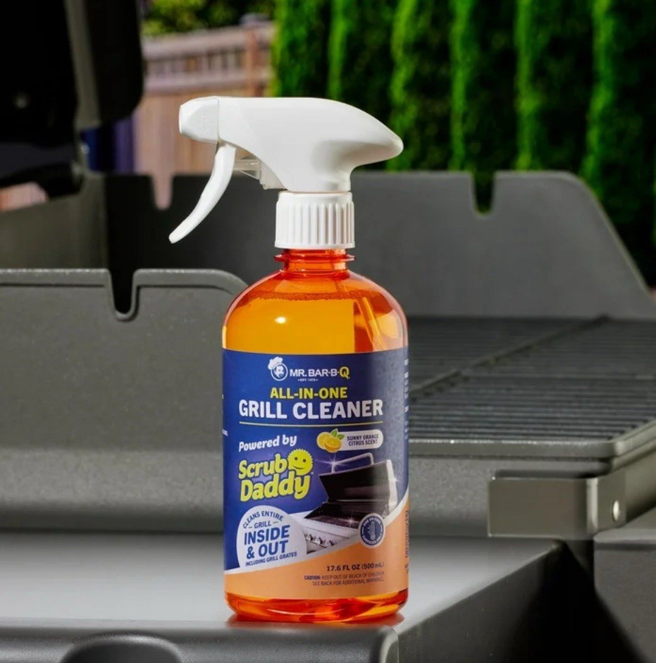 Mr. Bar-B-Q All-In-One Grill Cleaner, Powered by Scrub Daddy, 17.6 FL OZ