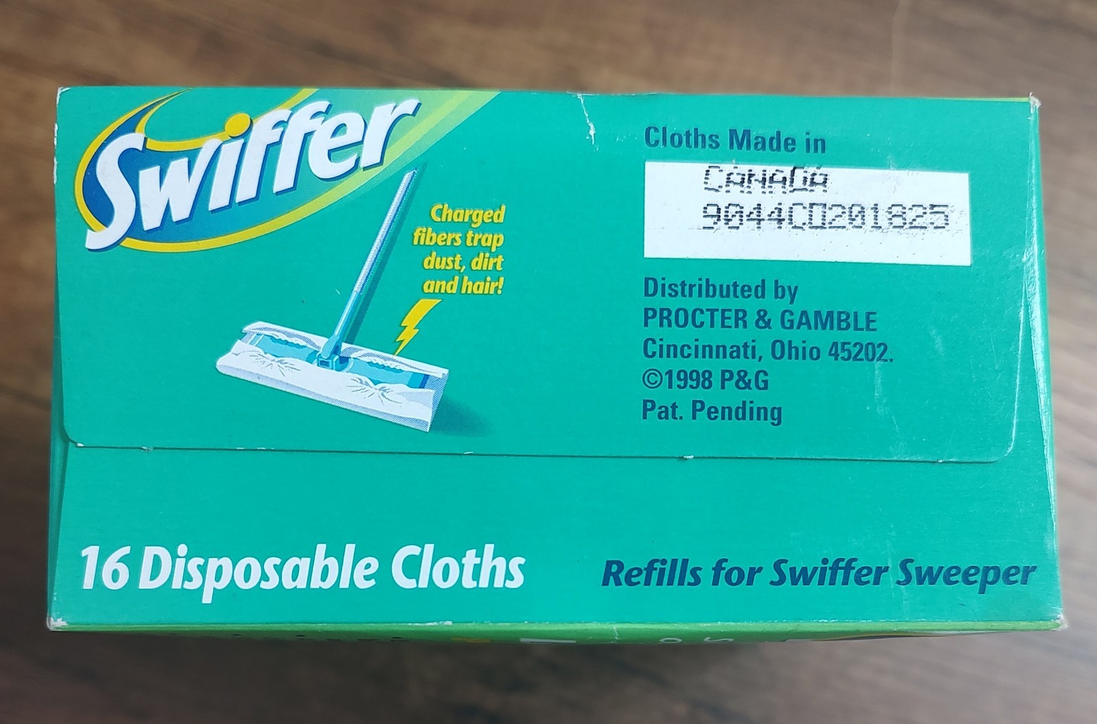 Vintage 1998 Unopened Refill For Swiffer Sweeper 16 Dust Cloths Movie Prop B4