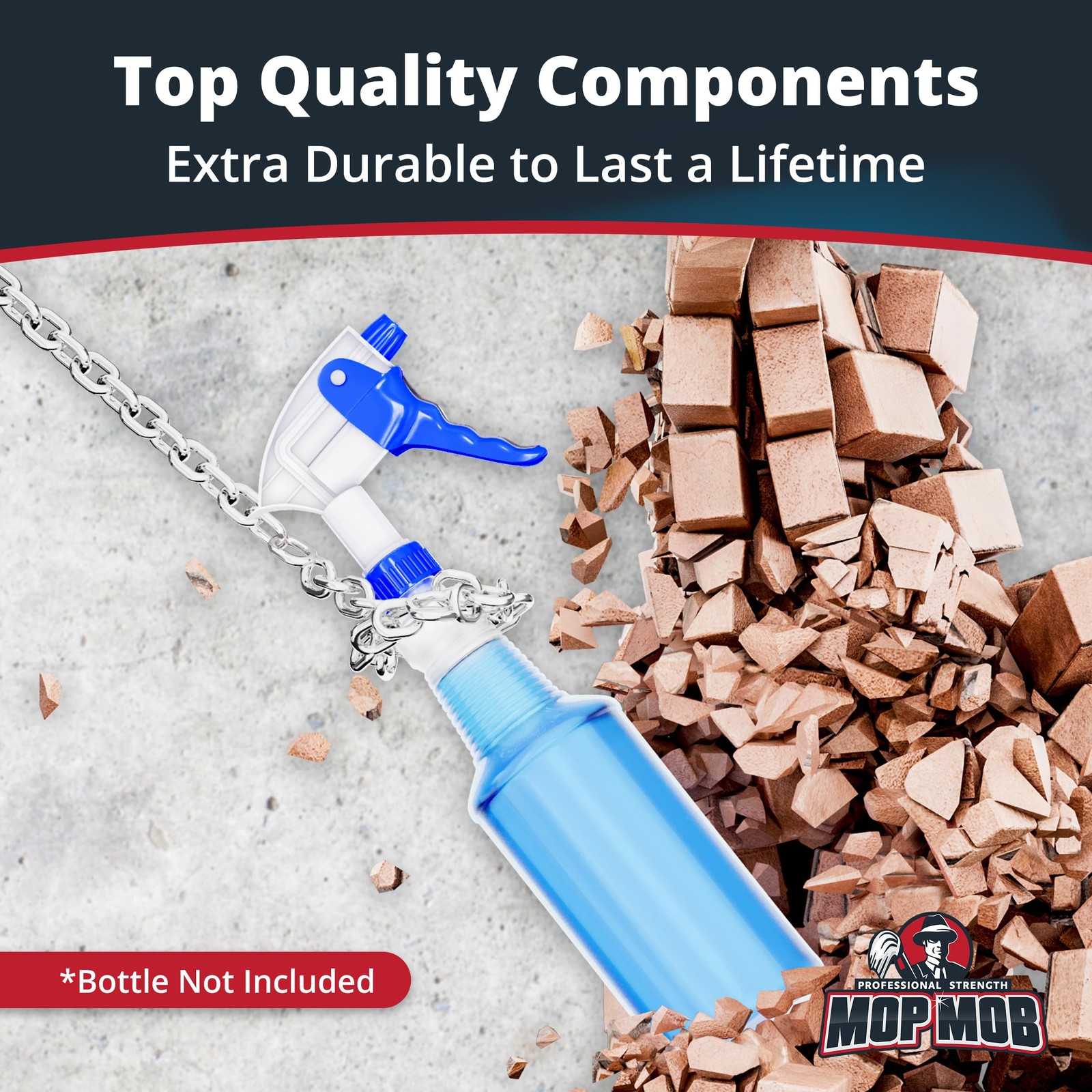 Leak Proof, High Capacity Spray Heads ONLY 3 Pack. Fits 32 Oz Bottles (NOT In…