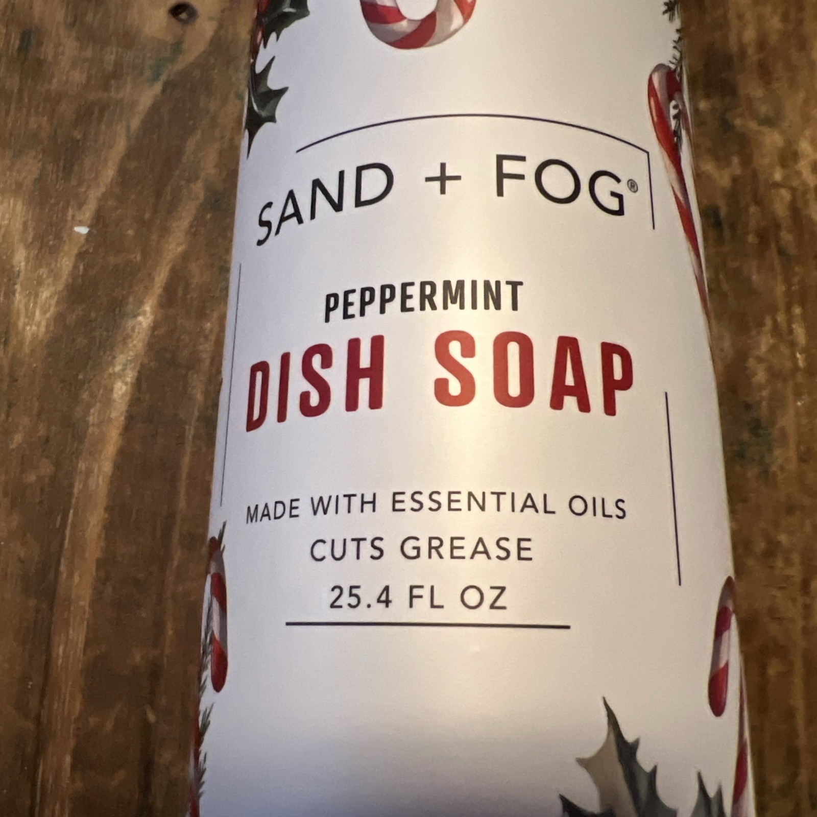 Sand + Fog Dish Soap Peppermint New essential oil 25.4 fl Oz. Pump dispenser