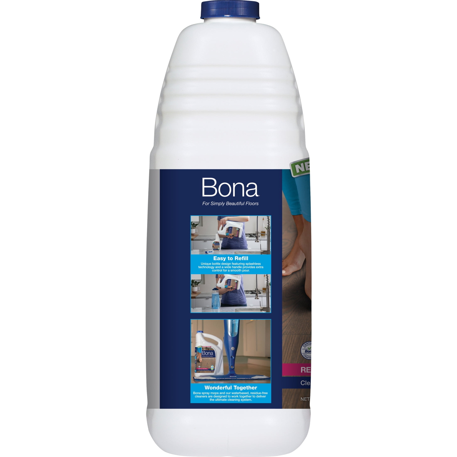 Hardwood Floor Cleaner Refill Unscented 128 fl oz
