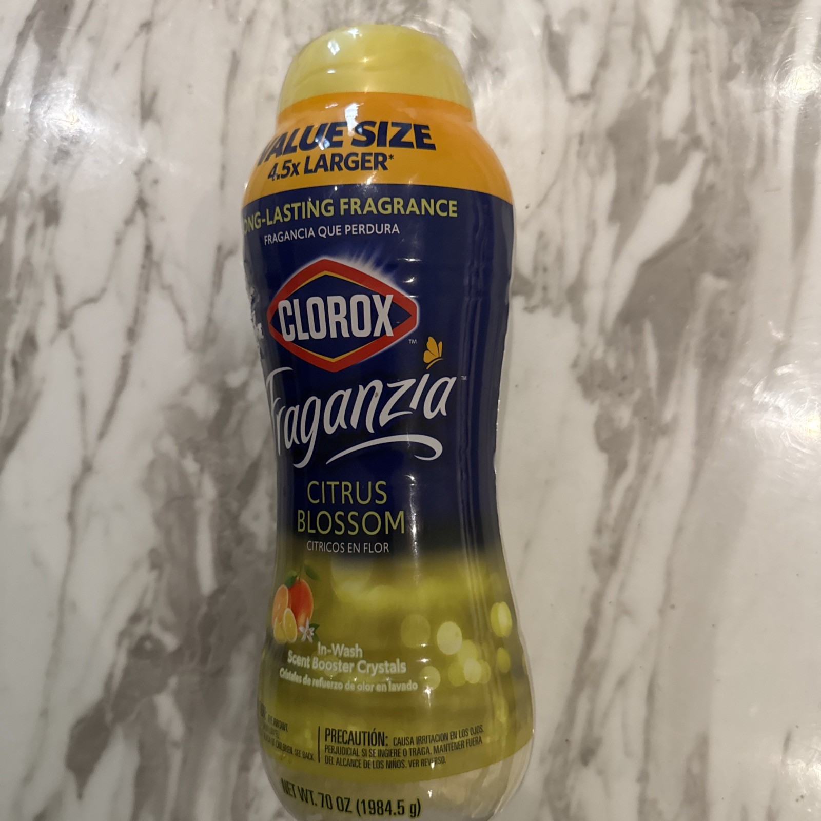 Clorox Fraganzia CItrus Blossom IN wash Crystals Brand New 70 OZ