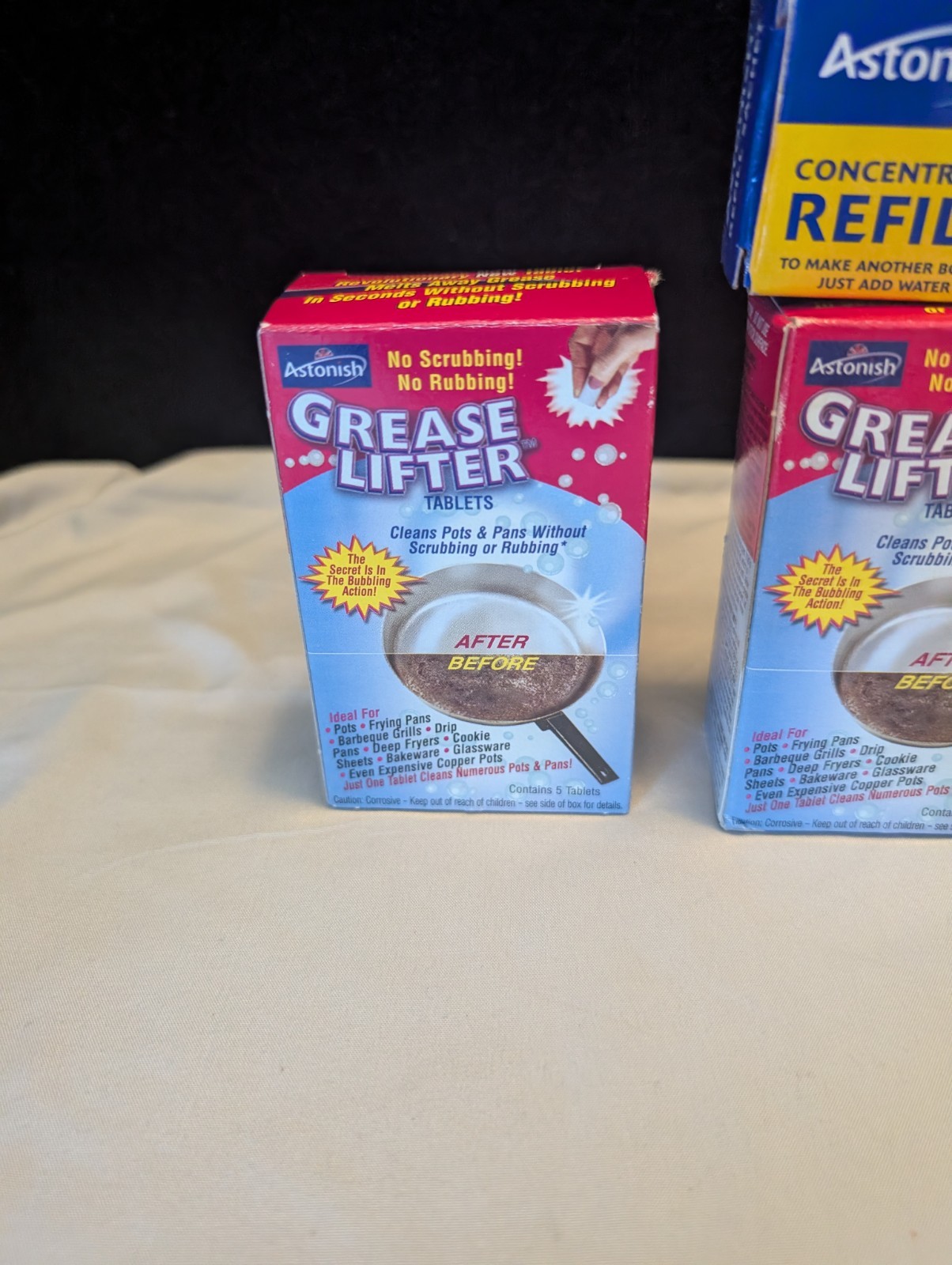 Astonish Lifter Tablets Cleaning Metal Pans Lot 4pc Great For Cleaning All Metal