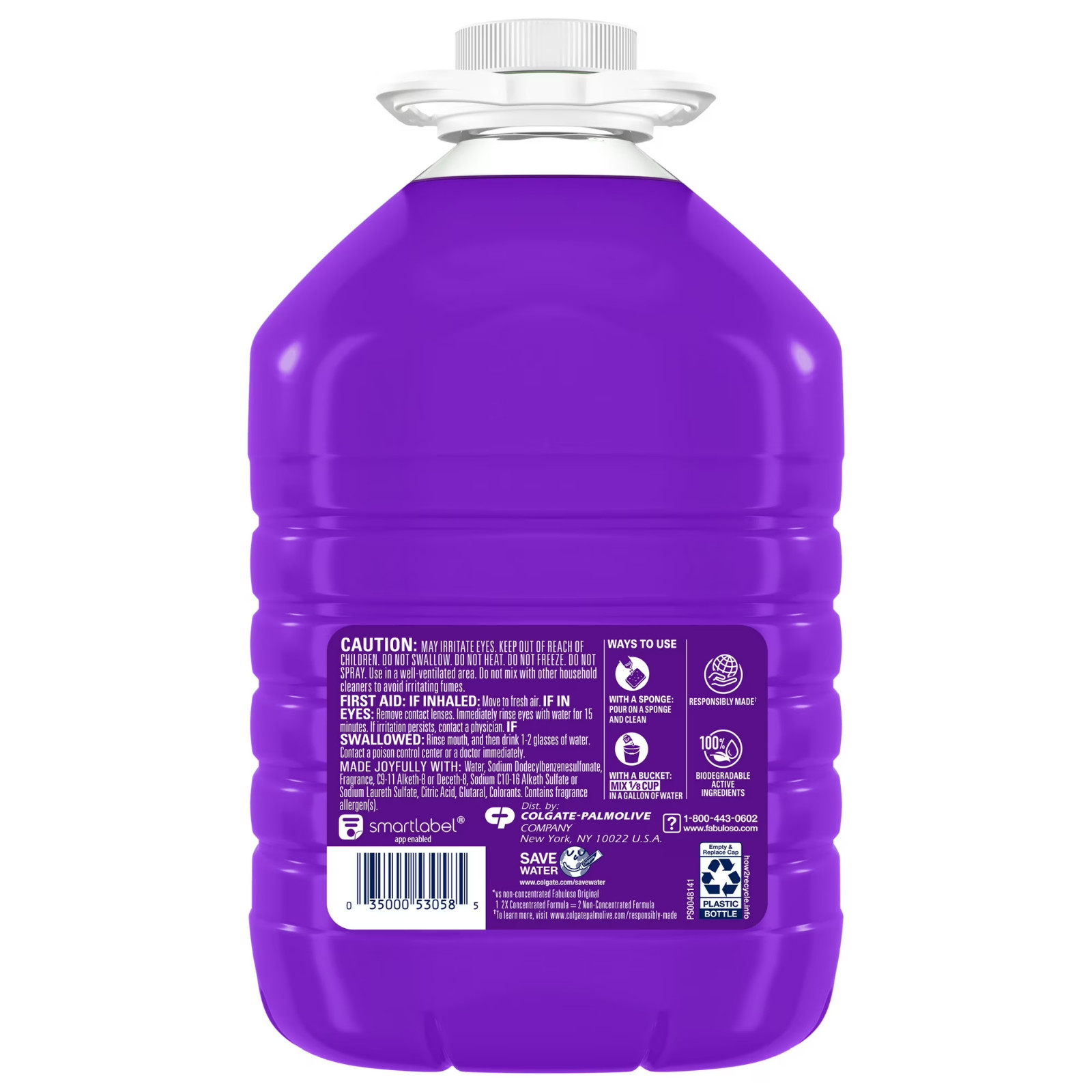 Fabuloso 2X Concentrat Multi-Surface All-Purpose Cleaner | Lavender 128 fl oz