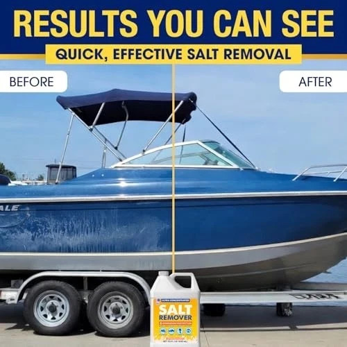 Concentrated Salt Remover & Corrosion Protection – 32 Oz Cleaner for Boats, Cars
