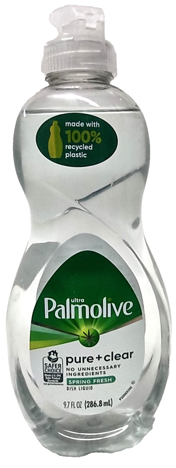 UltraPalmolive ( 4 PACK ) Liquid Dish Soap PURE + CLEAR Spring Fresh 9.7 oz Each