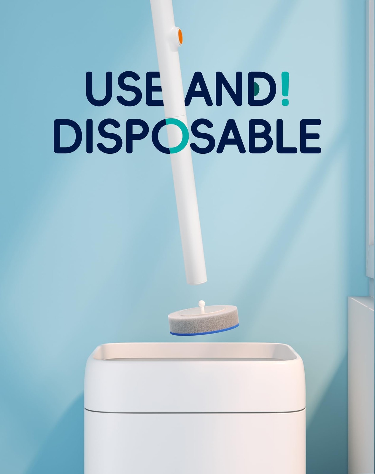 Disposable Toilet Cleaning System Toilet Wand Kit with 36 HighPerformance Re…