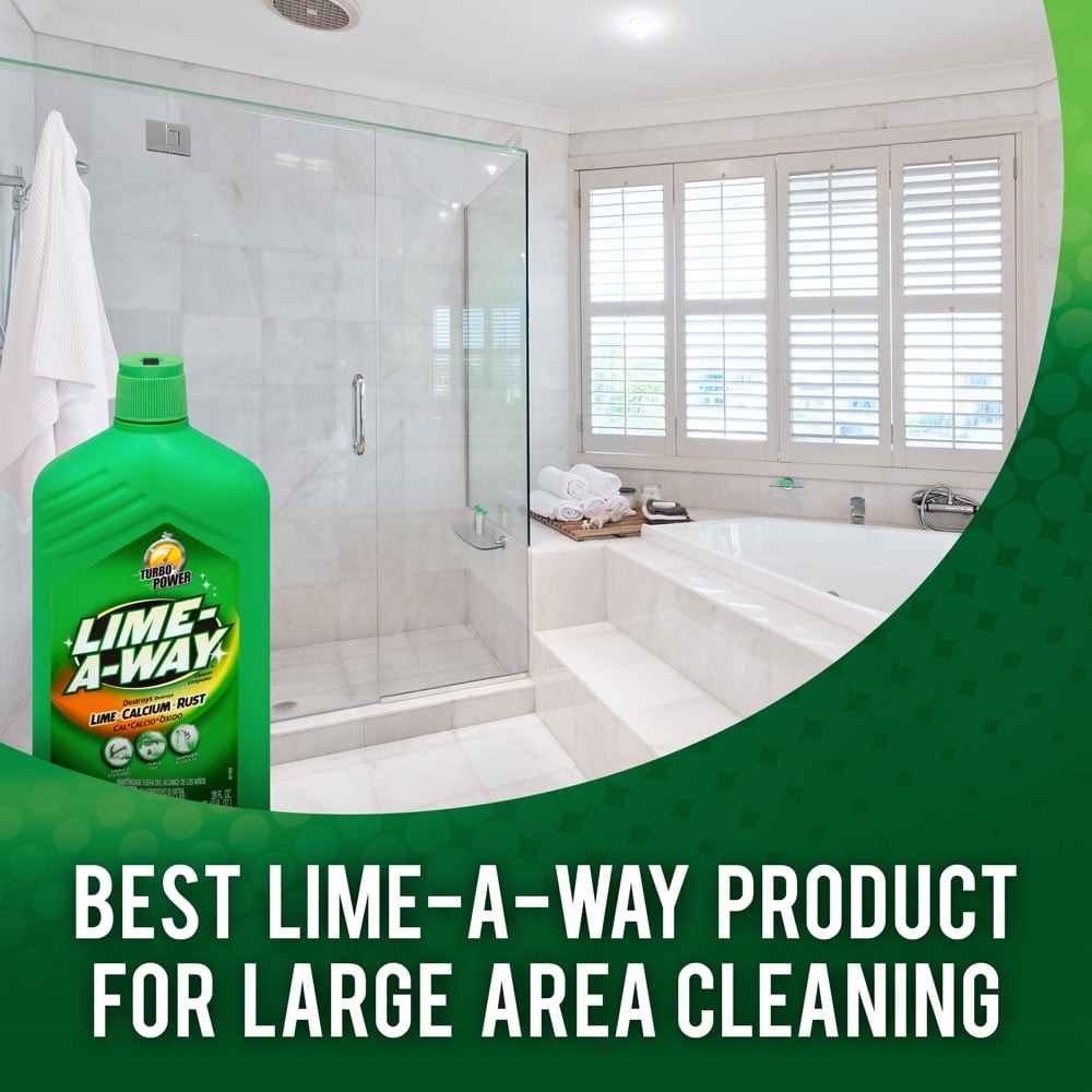 Lime-A-Way Lime, Calcium and Rust Stain Bathroom Cleaner, Bottle, 28oz