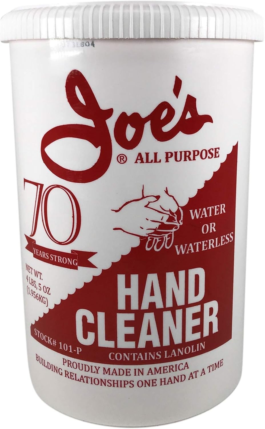 Joes Kleen Products All Purpose Hand Cleaner 4.5 lb. 101P