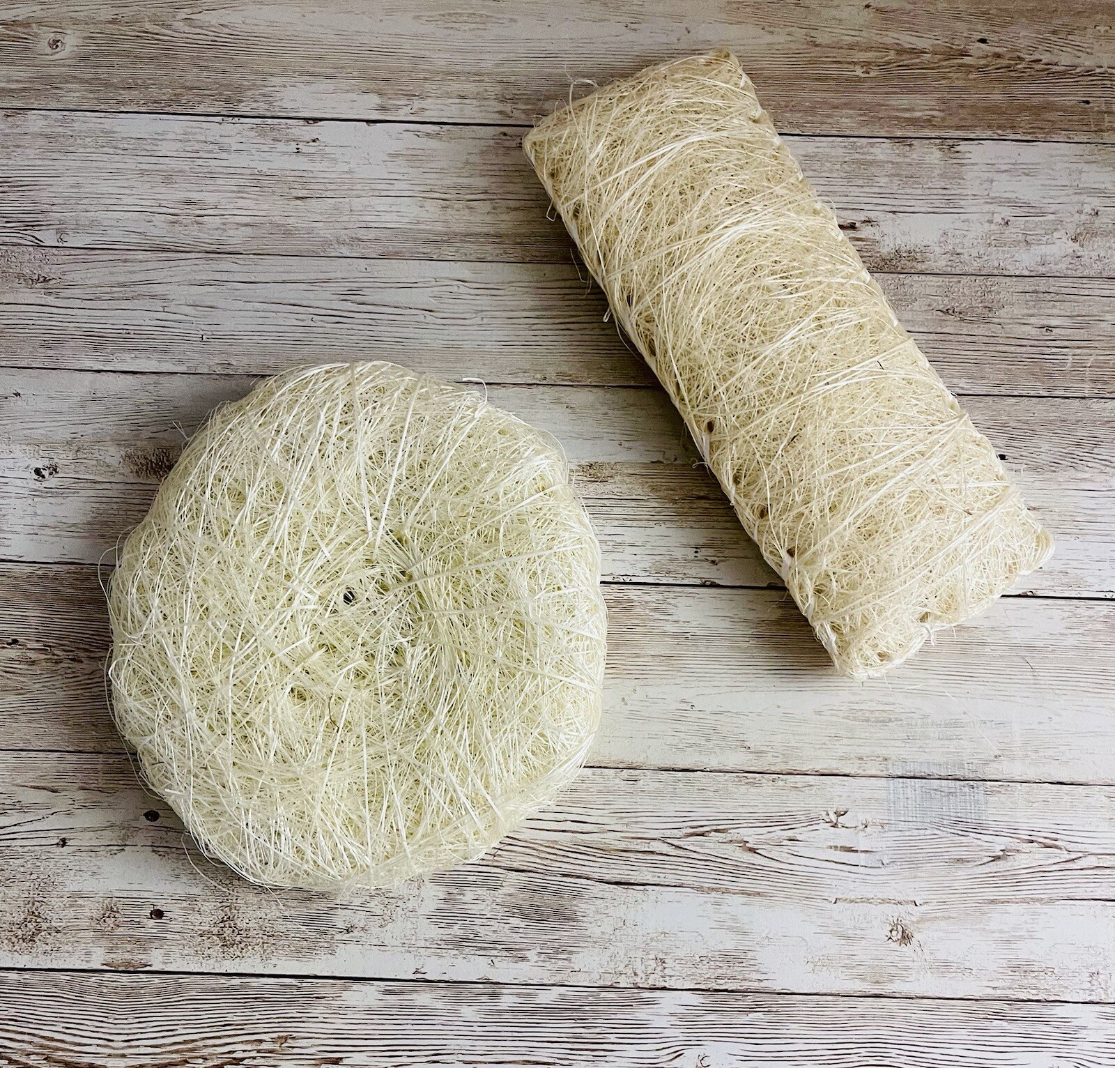 4x Estropajo De Ixtle Mexicano Ixtle Scourer Body Scrub 100% Natural Fibers