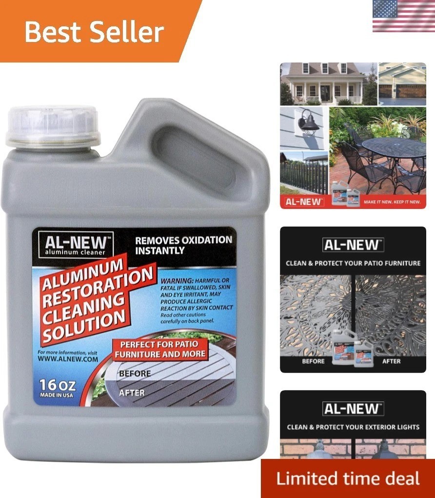 Multi-Purpose Aluminum Restoration Solution – Rejuvenate Your Outdoor Metal