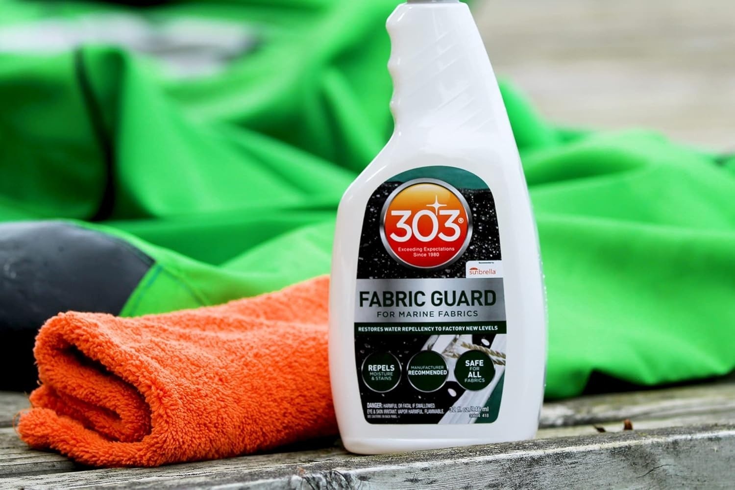 303 Marine Fabric Guard 32 Oz Water Repellent Protectant Safe For All Fabrics