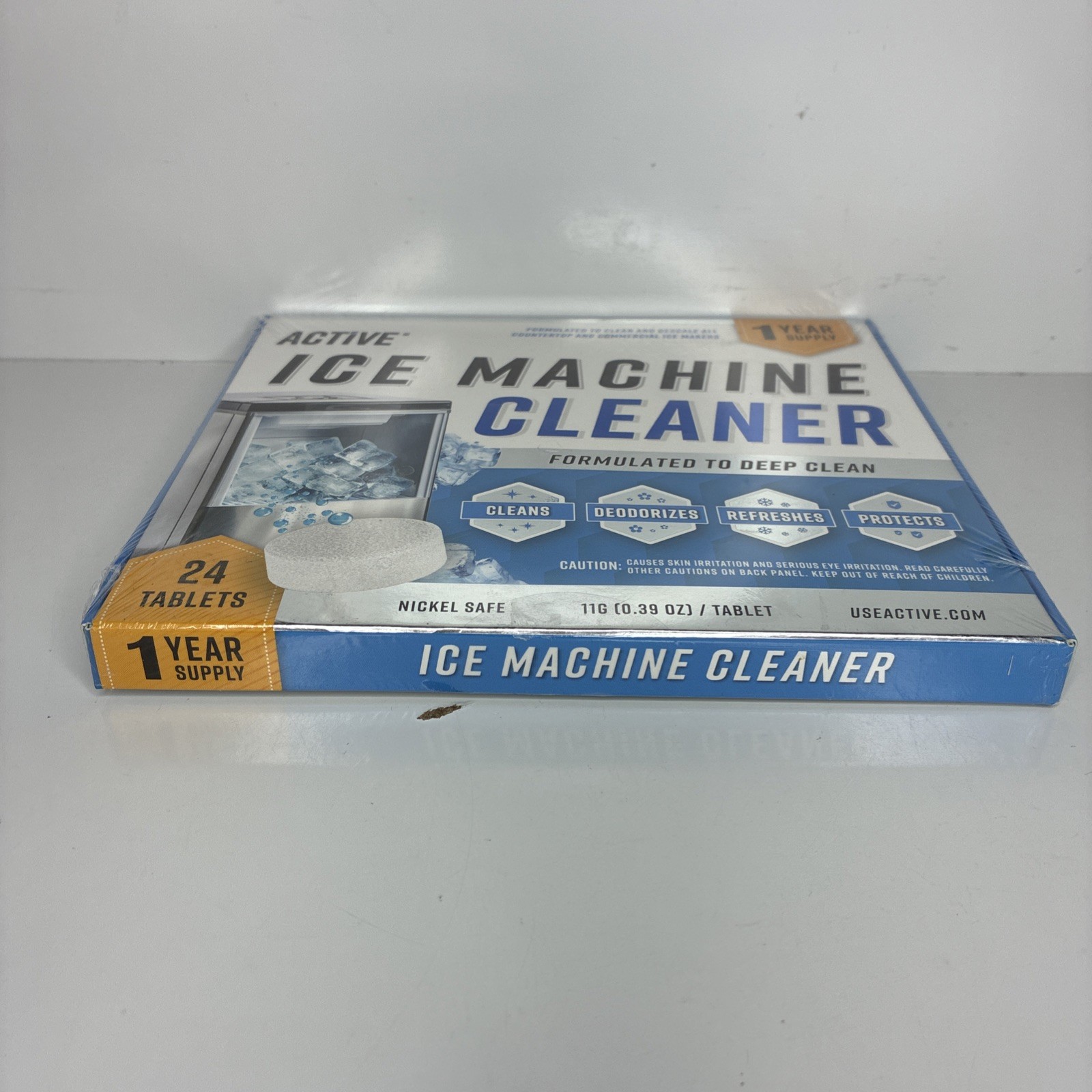 Active – ICE Machine Cleaner – 24 Pack – 12 Month Supply – SEALED