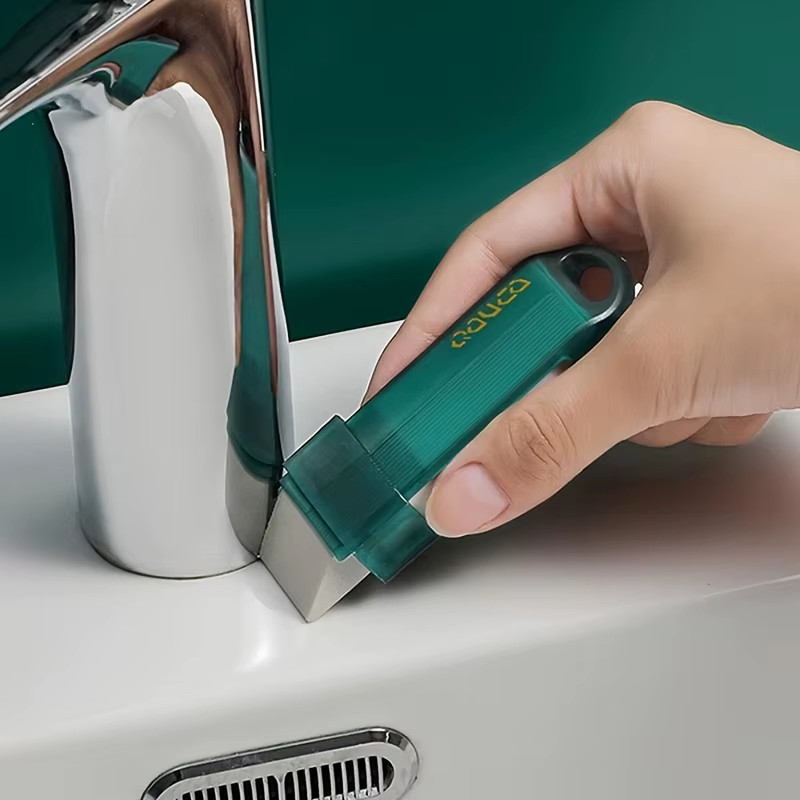 1Pc Reusable Stain Remover Eraser Kitchen Faucet Lime Eraser Bathroom Glass Stai