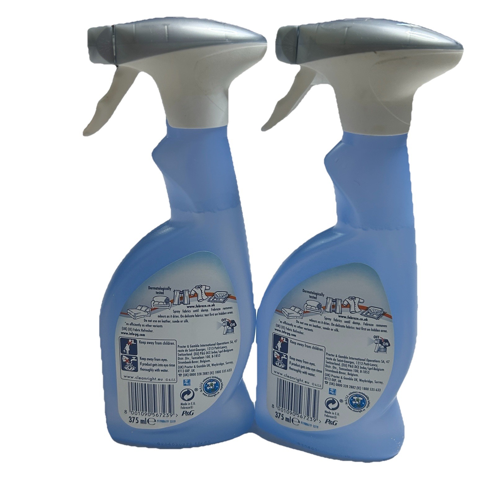 Febreze Fabric Refresher Anti Tobacco Spray 375 ML Lot Of 2 New