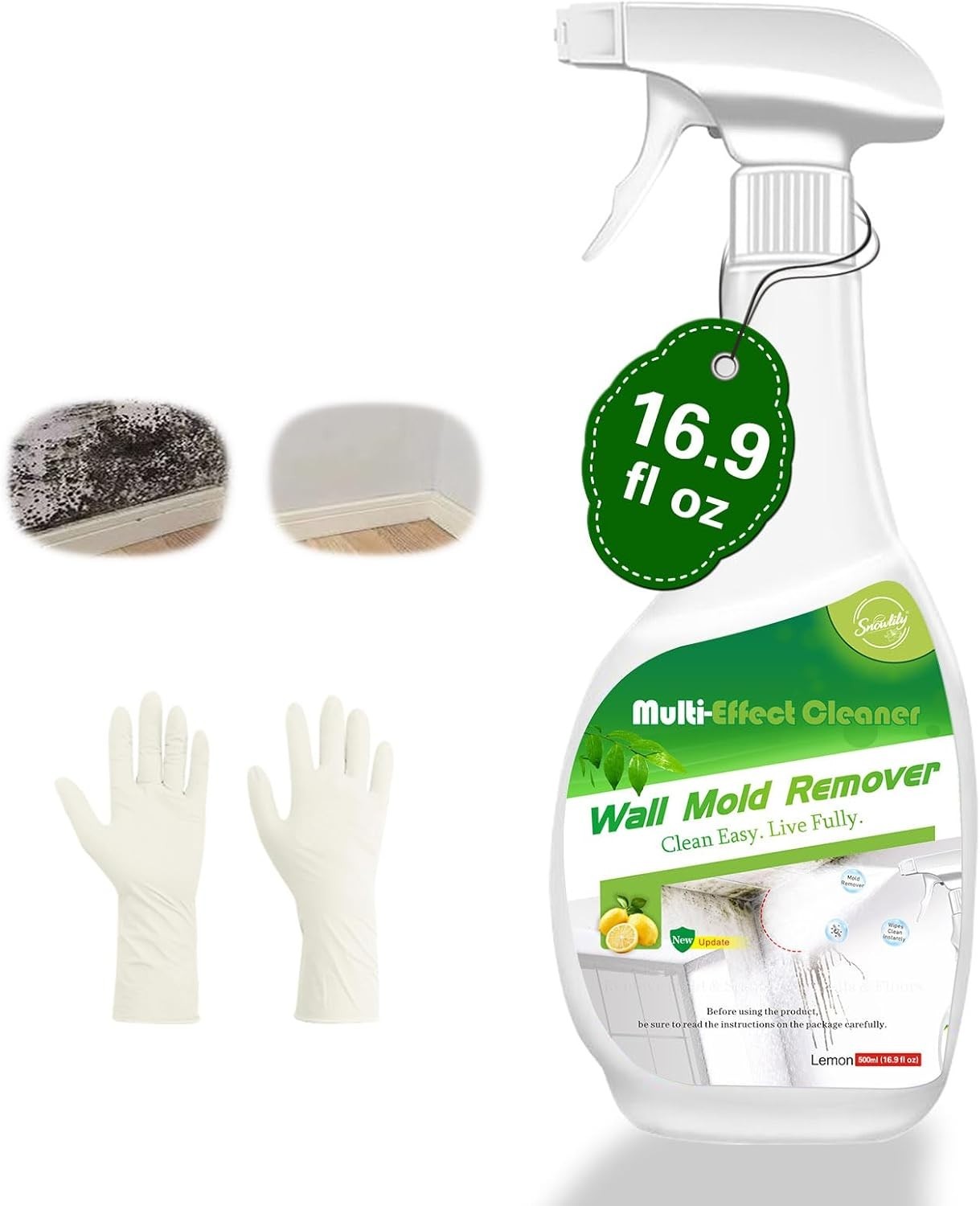 Versatile 500 ml Black Stain Remover Spray – Effortlessly Remove Set-In Stains