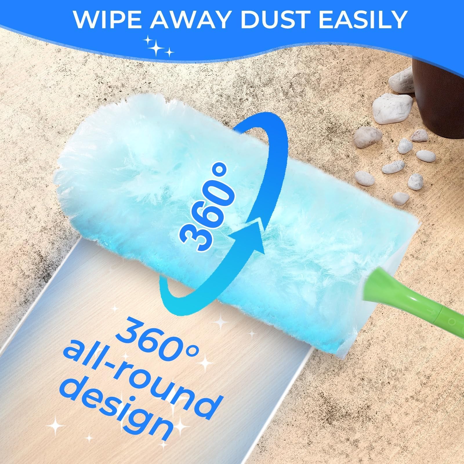 30pcs Disposable Dusters Refillsbulk Heavy Duty Dusters Refills 360 Degree Duste