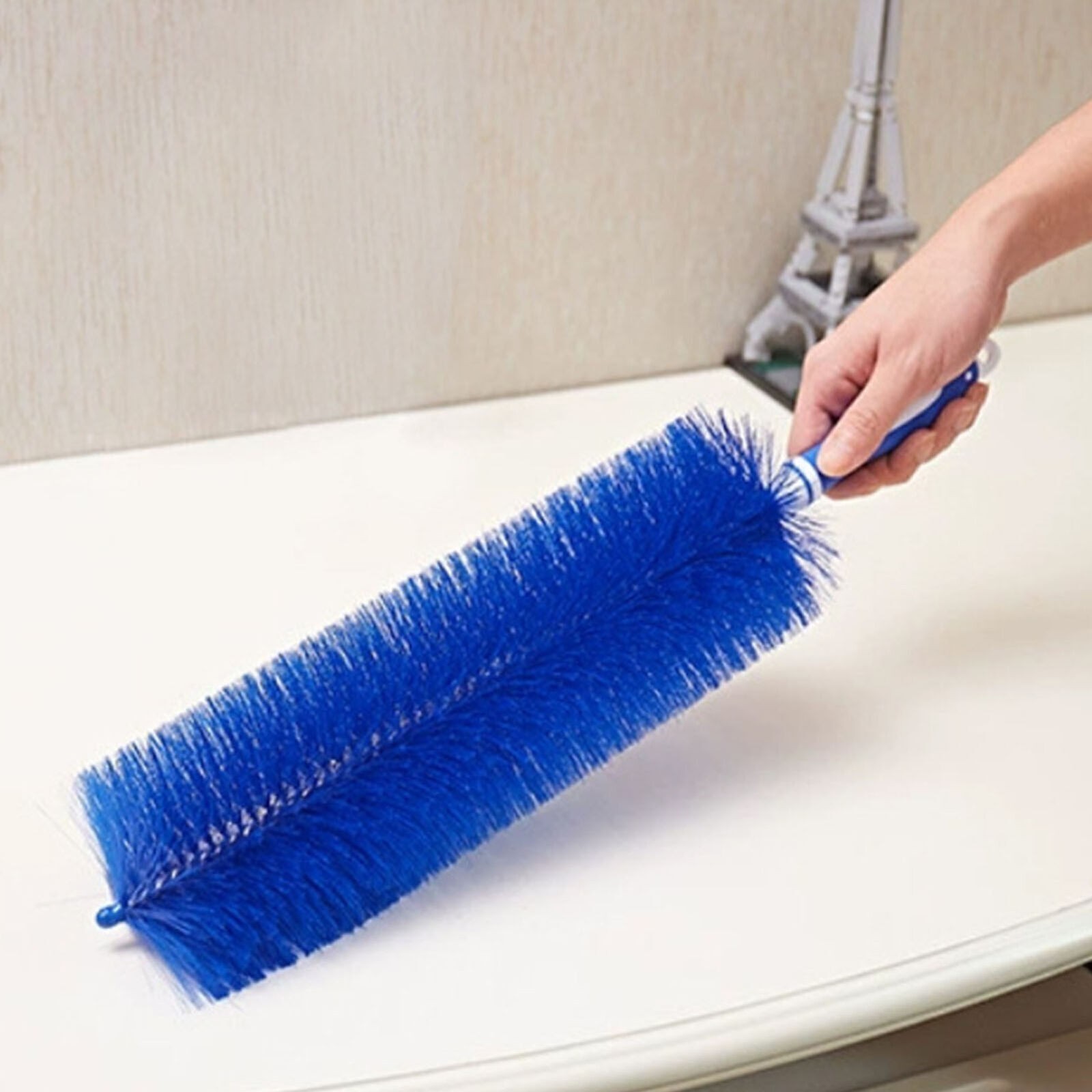 Fan Dusting Wand Bendable Brush Duster Household Dust Sweeper for Fans AC Units