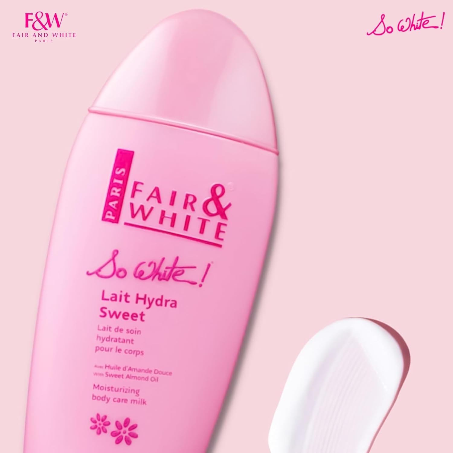 FAIR & WHITE So White, Skin Brightening Lotion – 500 ml / 17.6 Fl oz – Daily M