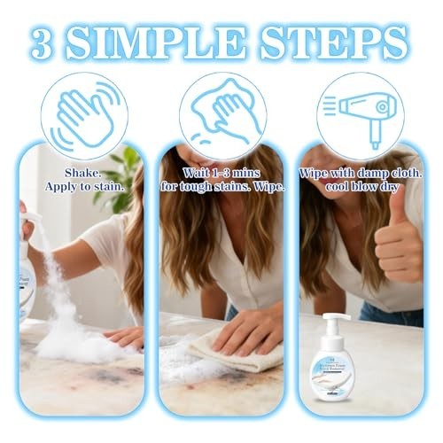Multi-Surface Mattress Stain Remover Foam Spray – Upholstery Cleaner 300ml