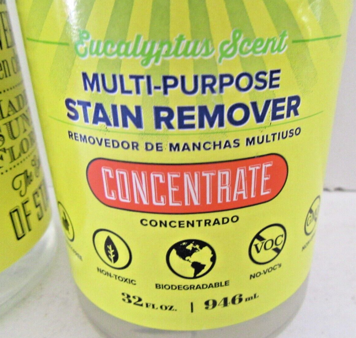 (TWO 32 oz) Whip-It Concentrate All Purpose Cleaner & Stain Remover Non Toxic