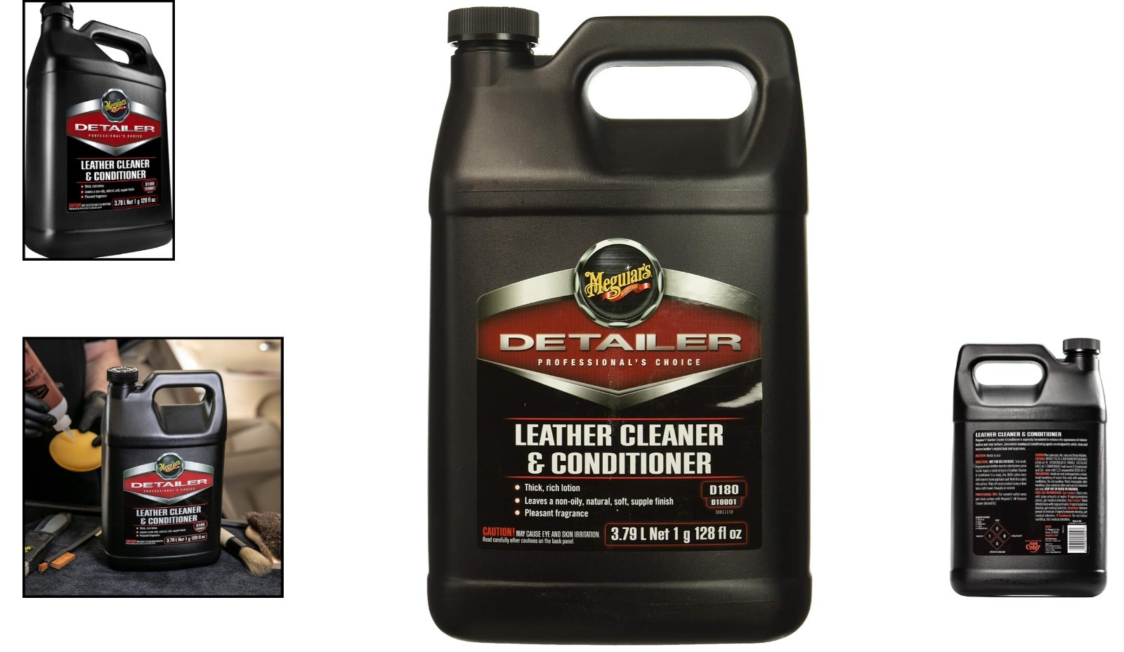Meguiar’s 1 Gallon Leather Cleaner & Conditioner – Professional Automotive Care