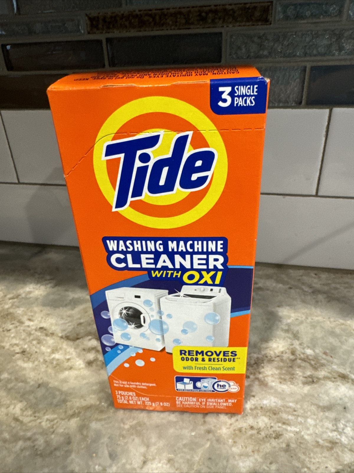 Tide Washing Machine Cleaner 3 single Packs