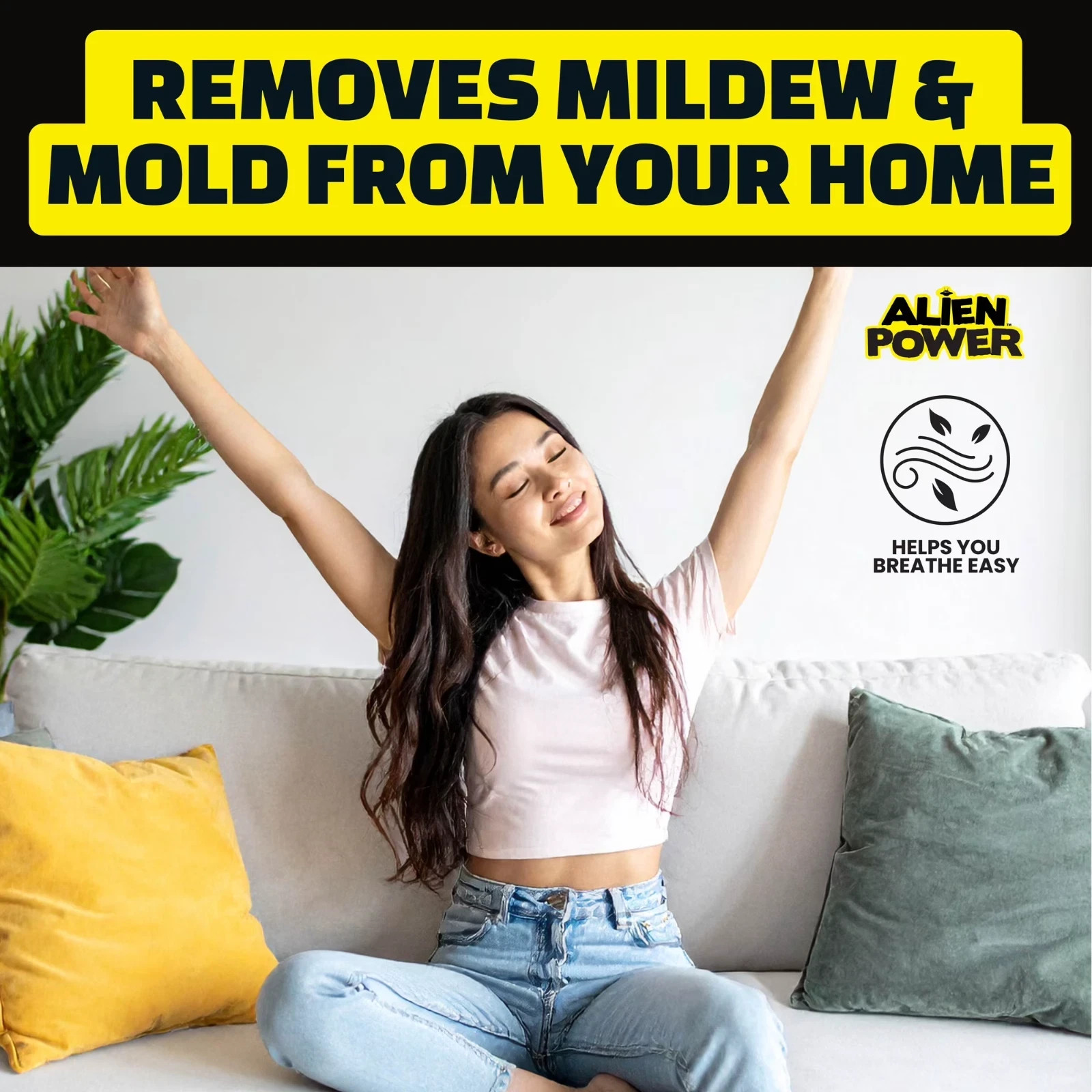 Alien Power Stain Remover Set Multi Purpose Mold Mildew Cleaner Spray Kit