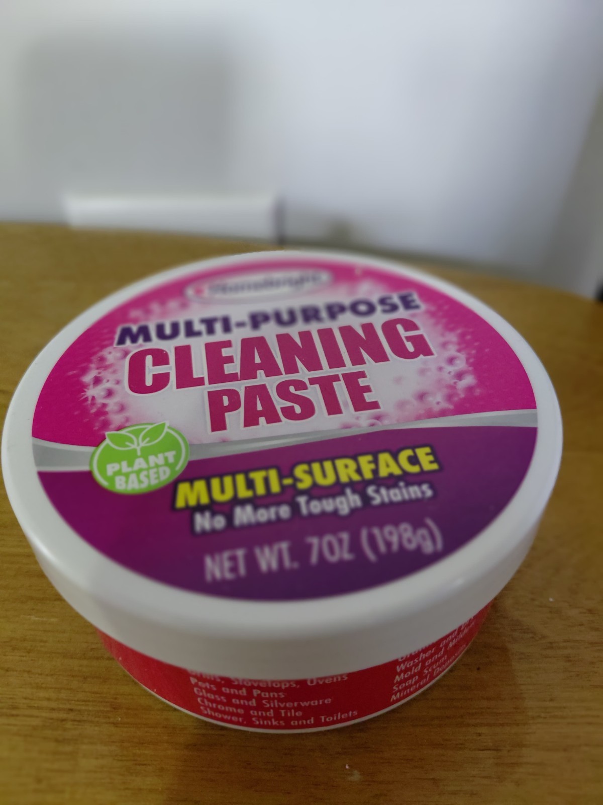 Homebright Multi-Surface All-Purpose Cleaning Paste, 7 oz, Plant Based, 1 Pack