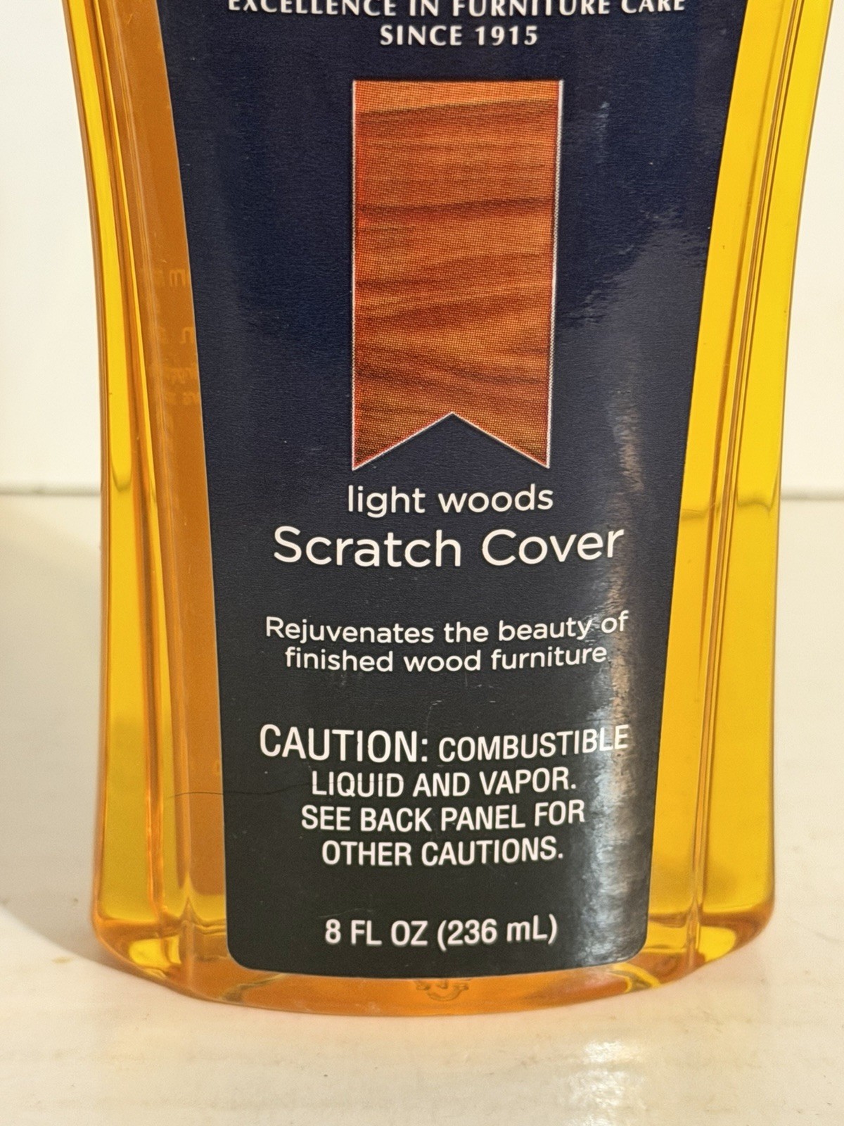 NOS Guardsman Scratch Cover for Light Woods 8oz Bottle Wood Polish DISCONTINUED