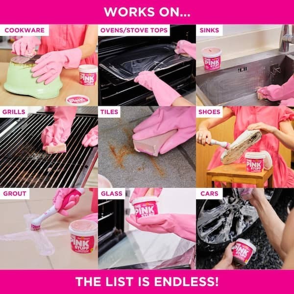 Stardrops The Pink Stuff, Miracle Cleaning Paste, All-Purpose Cleaner, 17.63 oz
