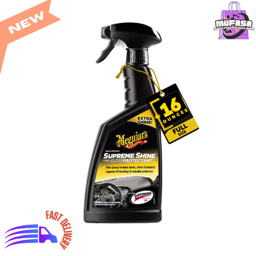 Meguiar’s G4016 Supreme Shine Protectant, 16 Oz, Car Interior Cleaner