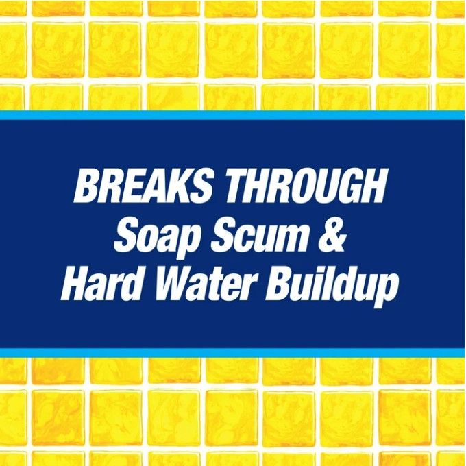 2 Pack Scrub Free Total Bathroom Cleaner with OxiClean, Lemon Scent, 32 fl oz