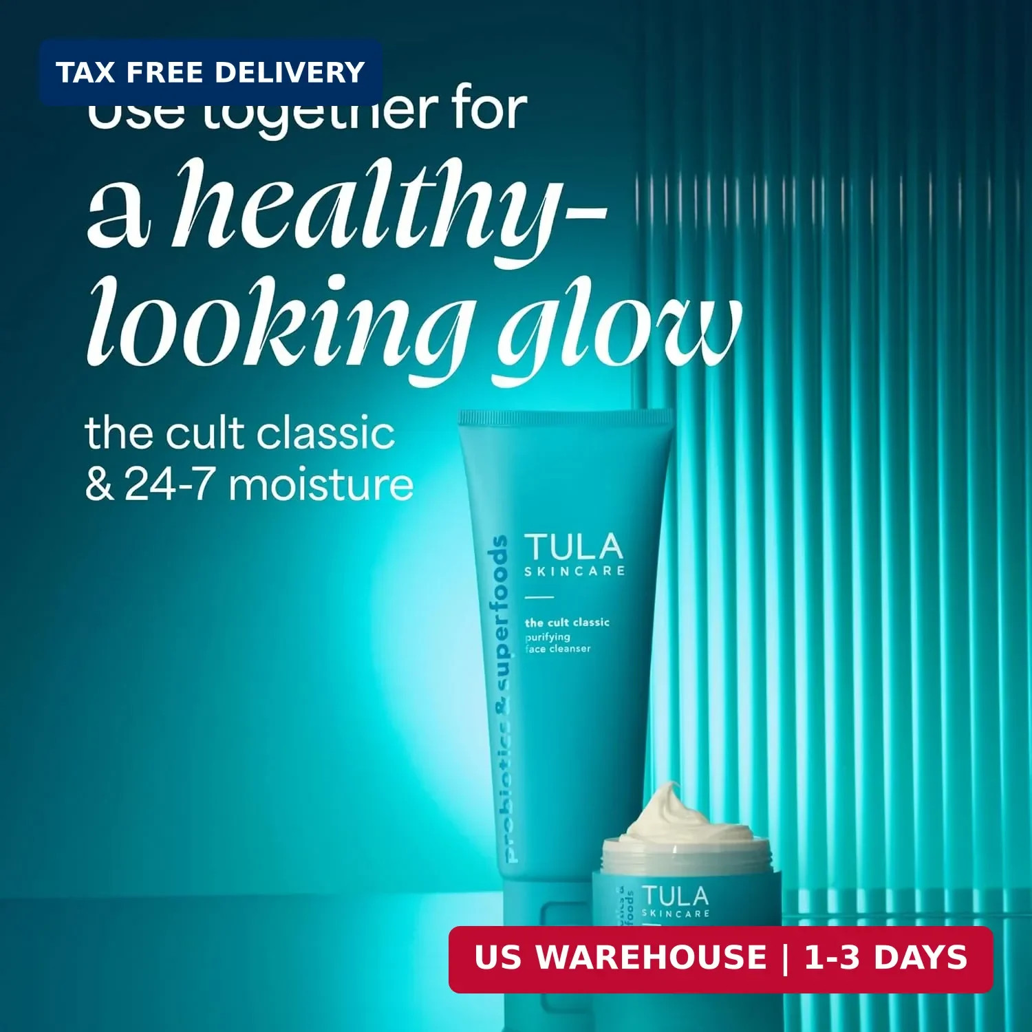 TULA Skincare Cult Classic Purifying Face Cleanser, Daily Wash for Pores & Skin