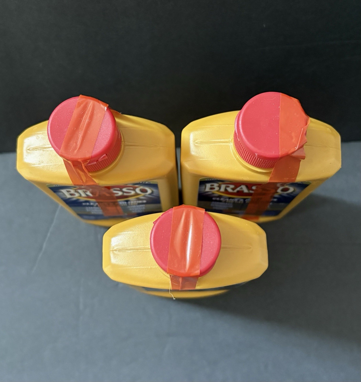 3-Pack Brasso Metal Polish All Purpose Cleaner Pewter Brass Copper Bronze 8oz EA