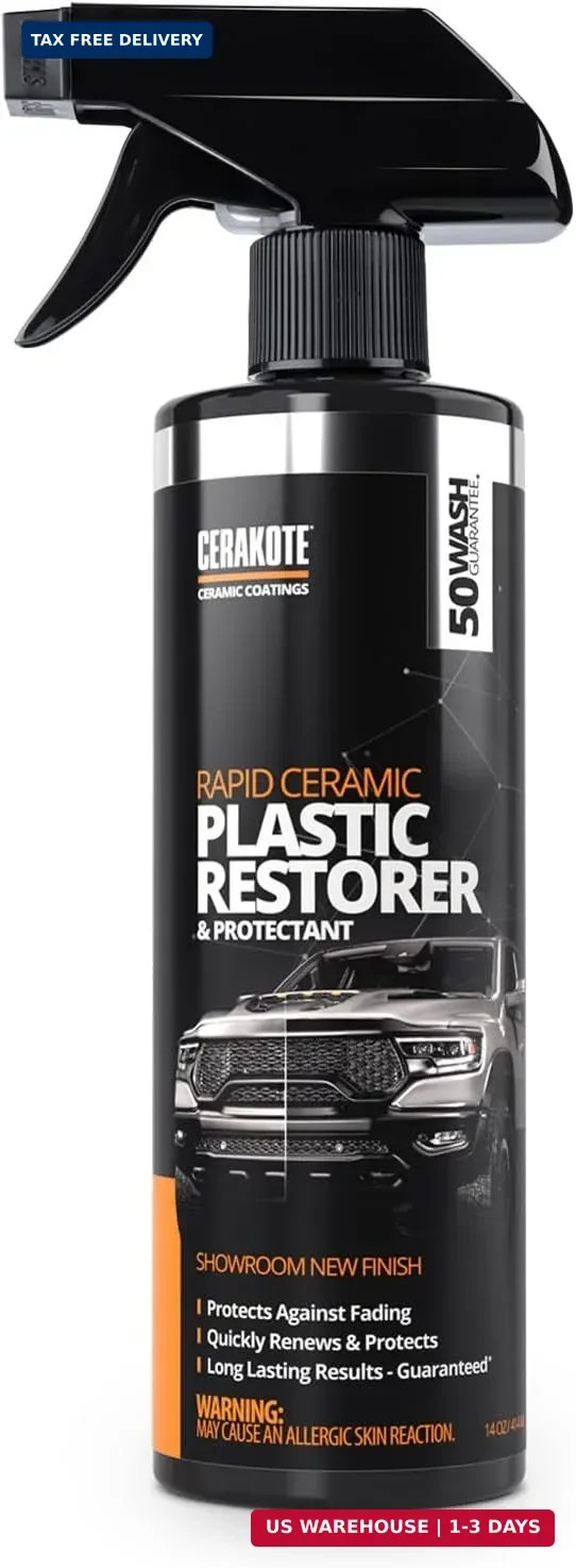 Cerakote Rapid Ceramic Plastic Restorer and Protectant – 50 Wash Rating – Protec