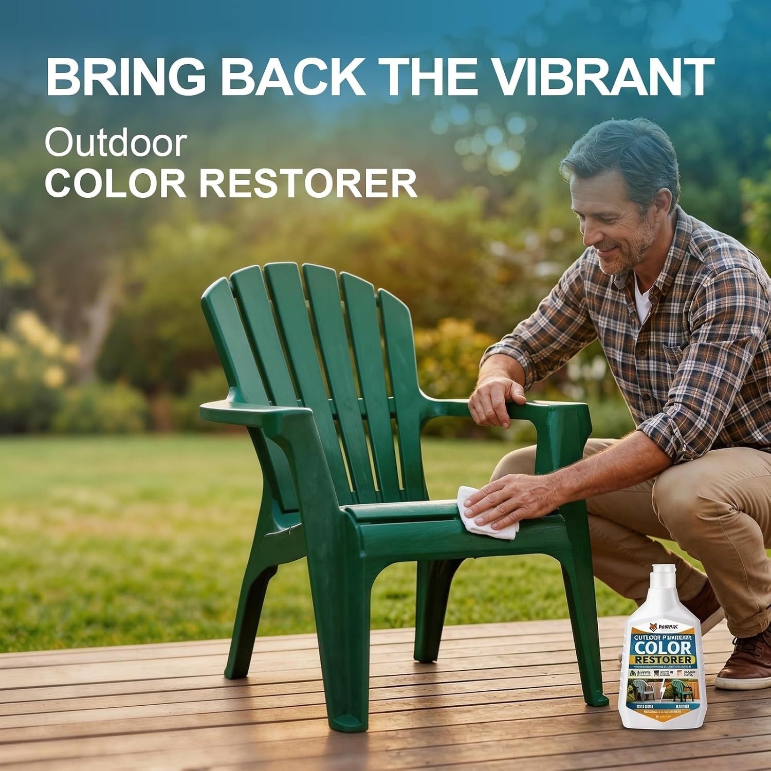 Outdoor Color Restorer for Vinyl & Metal – 16.91 fl oz of Lasting Protection