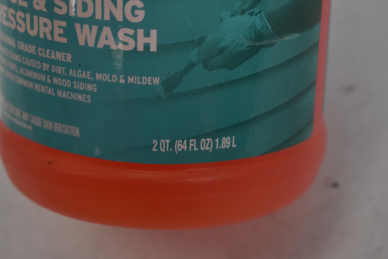 Zep House Siding Pressure Wash Cleaner Concentrate 2 QT Removes Dirt