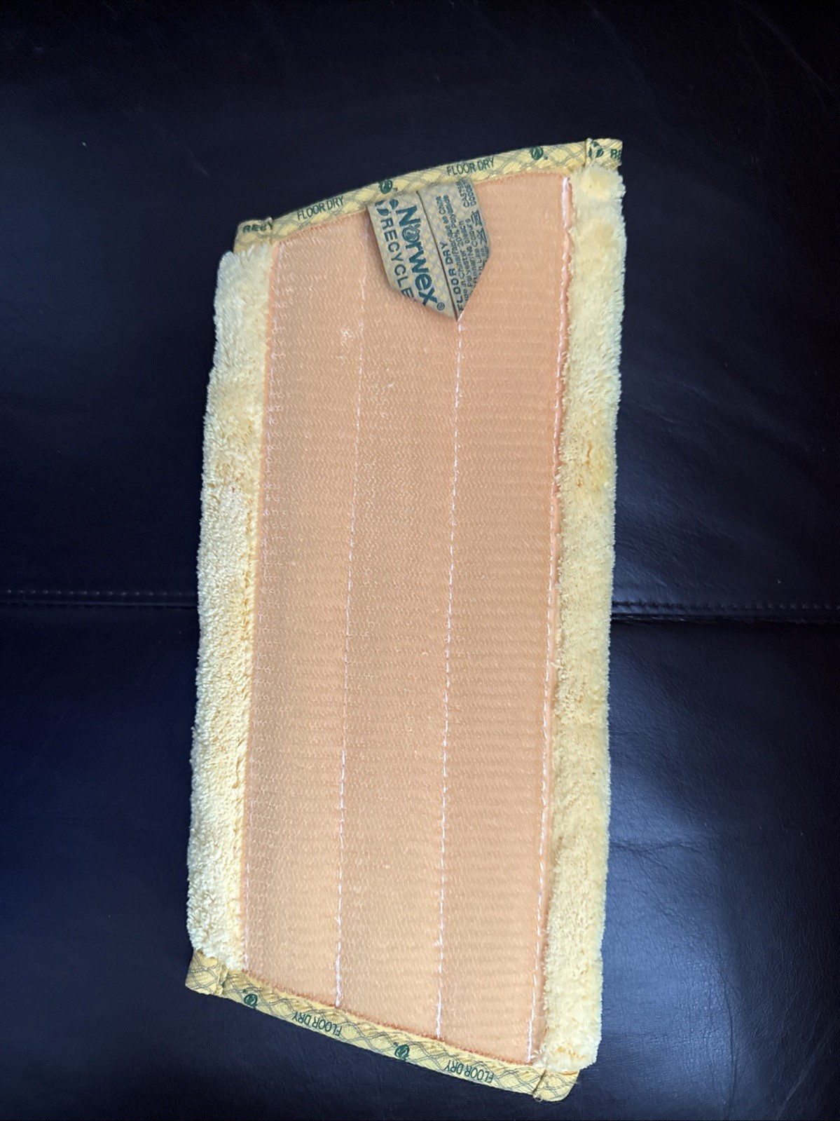 Norwex Floor Dry Mop Pad Small Yellow 13 X 5.5″ NEW