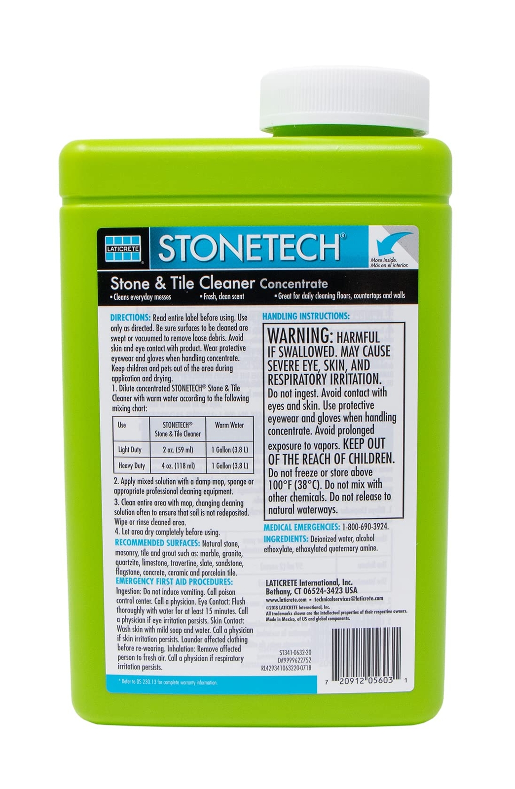 STONETECH Stone Tile Cleaner 32oz pH Neutral Daily Cleaner Safe for Natural S…