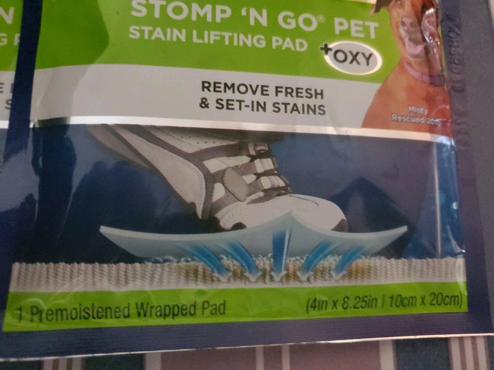 Bissell Stomp ‘n Go Pet Stain Lifting Pads OXY 2 Pack New Carpet Pet Pads