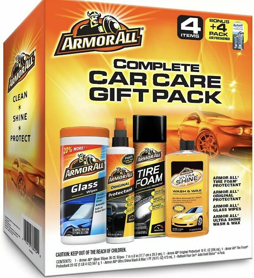 ARMOR ALL car care gift pack with bonus air freshener NEW!