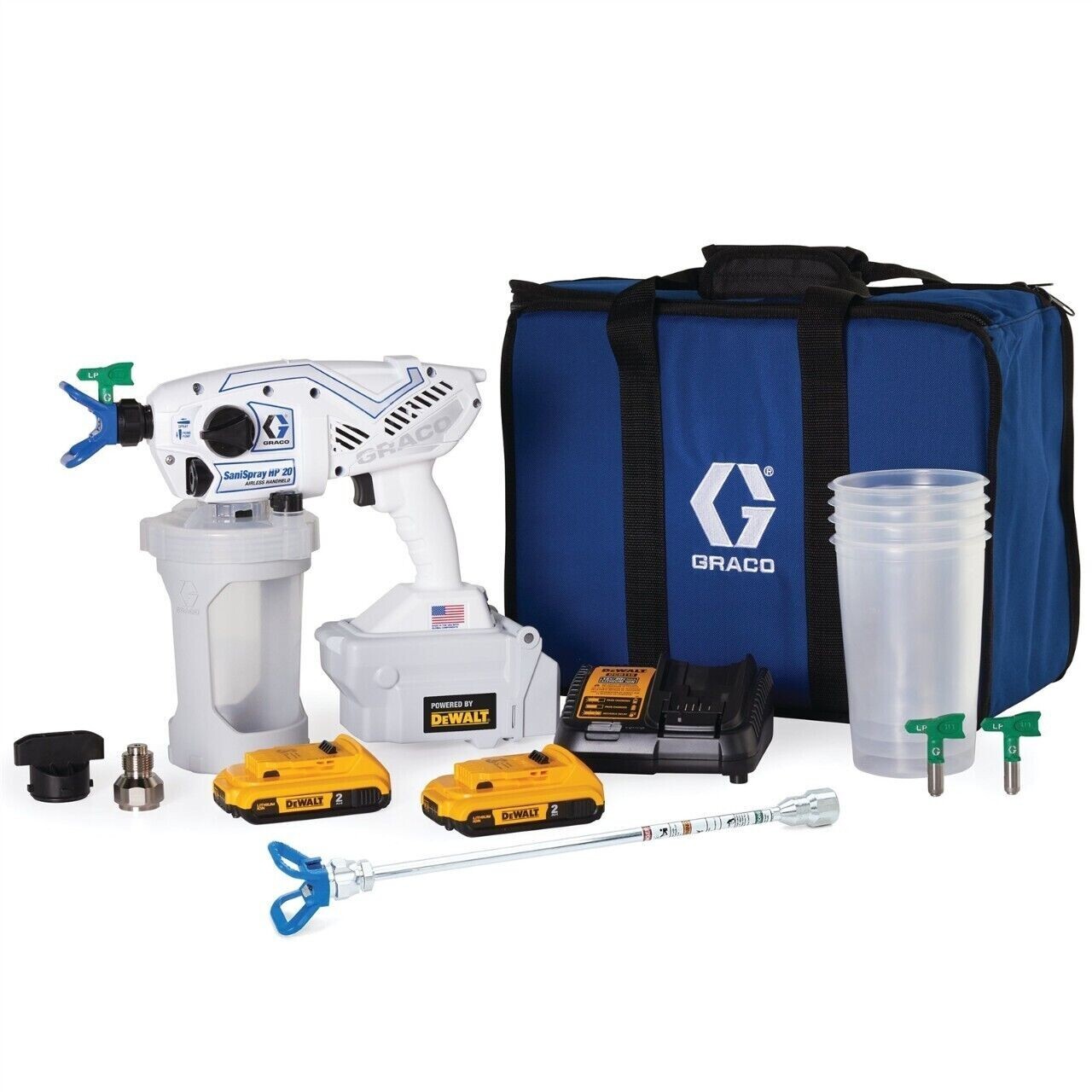 Graco SaniSpray HP 20 Cordless Handheld Airless Disinfectant Sprayer – 25R791