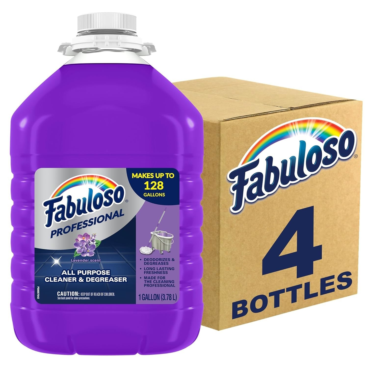 Lavender Scented All Purpose Cleaner, 128oz (4 Pack)